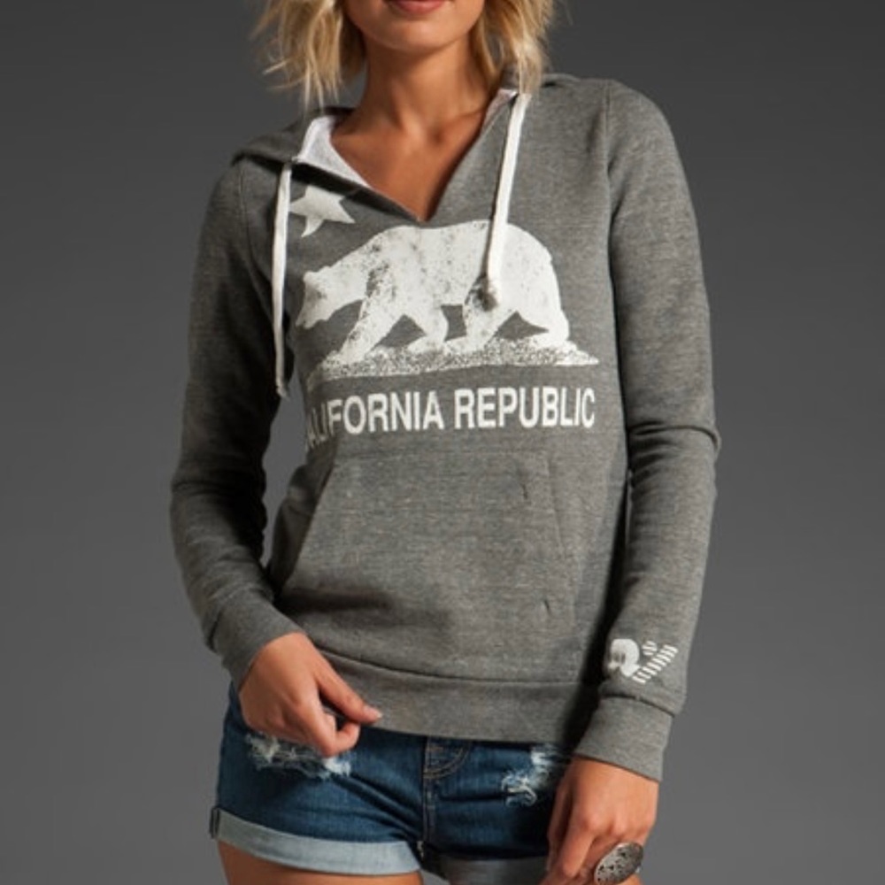 NWOT Rebel Yell California Republic Hoodie VINTAGE - Picture 3 of 9